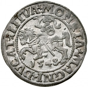 Zygmunt II August 1545-1572, Półgrosz 1548, Wilno.