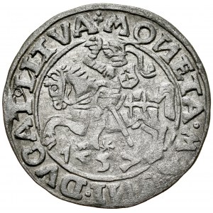Zygmunt II August 1545-1572, Półgrosz 1557, Wilno. R.