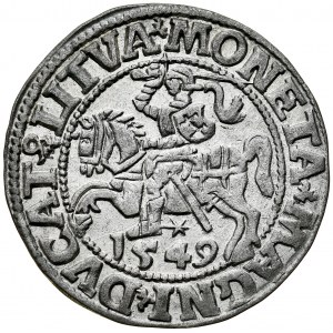 Sigismund II Augustus 1545-1572, Half-penny 1549, Vilnius.