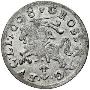 Zygmunt III 1587-1632, Grosz 1608, Wilno.