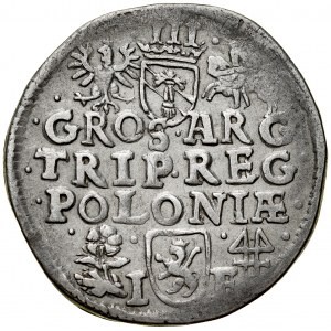 Zygmunt III 1587-1632, Trojak 1595, Wschowa.