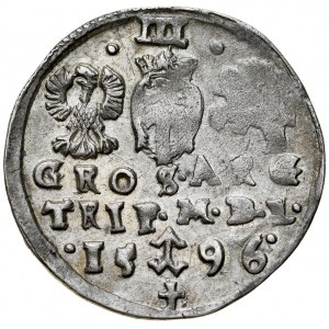 Zygmunt III 1587-1632, Trojak 1596, Wilno.