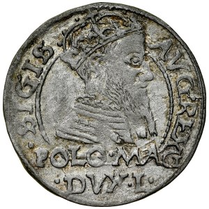 Zygmunt II August 1545-1572, Grosz na stopę polską 1566, Wilno.