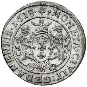 Zygmunt III 1587-1632, Ort 1618 S-B, Gdańsk.