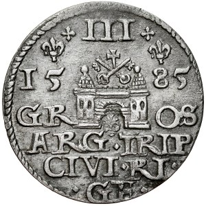 Stefan Batory 1576-1586, Trojak 1585, Ryga.