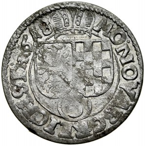Silesia, Duchy of Legnicko-Brzesko-Wołowskie, Jan Chrystian and Jerzy Rudolf 1603-1621, 3 krajcary 1618 HR, Zloty Stok.