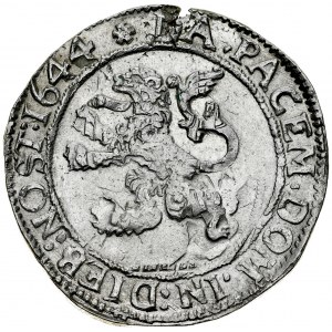 Holandsko, Leeuwendaalder thaler 1644, Zwolle.