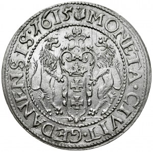 Zygmunt III 1587-1632, Ort 1615, Gdańsk.