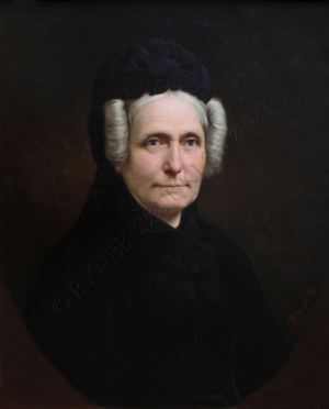Władysław Bakałowicz (1833-1903), Portret Mme Bourgoin (1890)