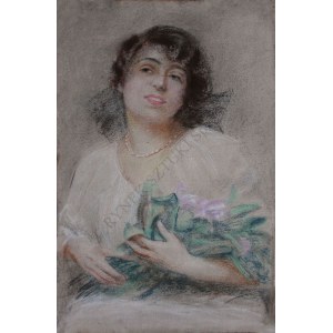 A.N.(XX w.), Kobieta z kwiatami