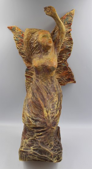 Krzysztof Sliwka (nato nel 1965), scultura in legno 