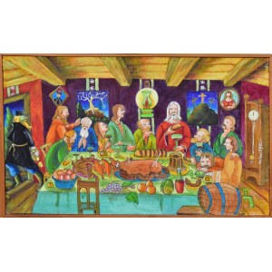 Pawel WRÓBEL, The Last Supper in Silesia, 1980