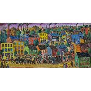 Paweł WRÓBEL, Pogrzeb z kapelą górniczą, 1971