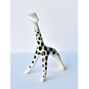 FIGURINE GIRAFFE, ĆMIELÓW, CA. 1960