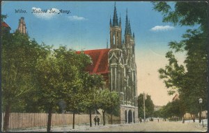 Vilnius Postcard St. Anne's Church, 1917