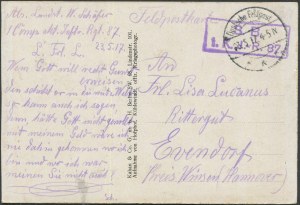 Poland / Germany Postcard Lithuania. Vilnius. Stimmungsbild in Vilnius. 1917