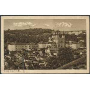 II RP Postcard Krzemieniec. Krzemieniec High School