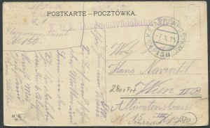 WWI. Postcard Warsaw. Orthodox church 1916.