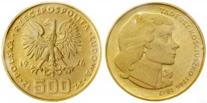 Pologne, 500 zloty, 1976, Varsovie