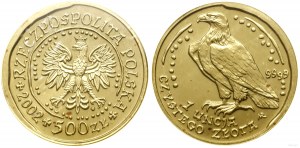 Poľsko, 500 zlotých = 1 unca, 2002, Varšava