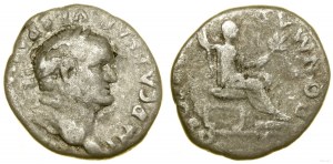 Impero romano, denario, 74, Roma