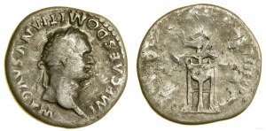 Impero romano, denario, 82, Roma