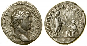 Cesarstwo Rzymskie, denar, 134-138, Rzym