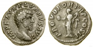 Impero romano, denario, 161, Roma