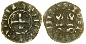 Crociati, denario di Turone, 1294-1308