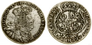 Pologne, six pence, 1756 CE, Leipzig