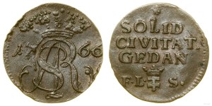 Polonia, scellino, 1766 FL-S, Danzica