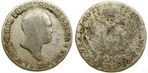 Polonia, 1 zloty, 1818 IB, Varsavia