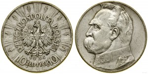 Pologne, 10 zlotys, 1934, Varsovie