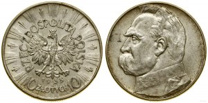 Pologne, 10 zlotys, 1935, Varsovie