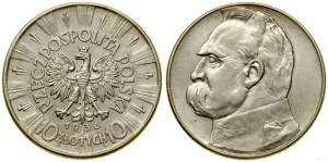 Polsko, 10 zlotých, 1936, Varšava