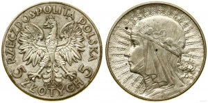 Pologne, 5 zlotys, 1933, Varsovie