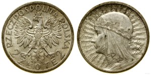 Polonia, 2 zloty, 1932, Varsavia