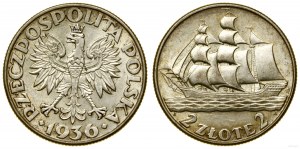 Polen, 2 Zloty, 1936, Warschau