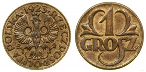 Pologne, 1 grosz, 1923, Kings Norton