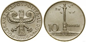 Pologne, 10 zlotys, 1966, Varsovie