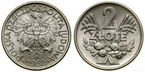 Polonia, 2 zloty, 1960, Varsavia