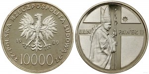Poľsko, 10.000 PLN, 1989, Varšava