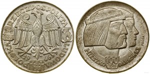 Pologne, 100 zloty, 1966, Varsovie