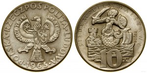 Polonia, 10 zloty, 1965, Varsavia