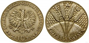 Pologne, 10 zloty, 1971, Varsovie