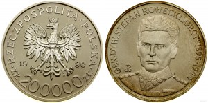 Pologne, 200.000 PLN, 1990, Varsovie