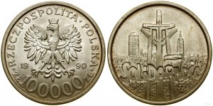 Pologne, 100 000 PLN, 1990, États-Unis