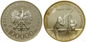Poľsko, 100 000 PLN, 1991, Varšava