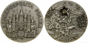 Polsko, 20 zlotých, 2001, Varšava