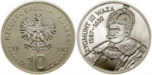 Pologne, 10 zlotys, 1998, Varsovie